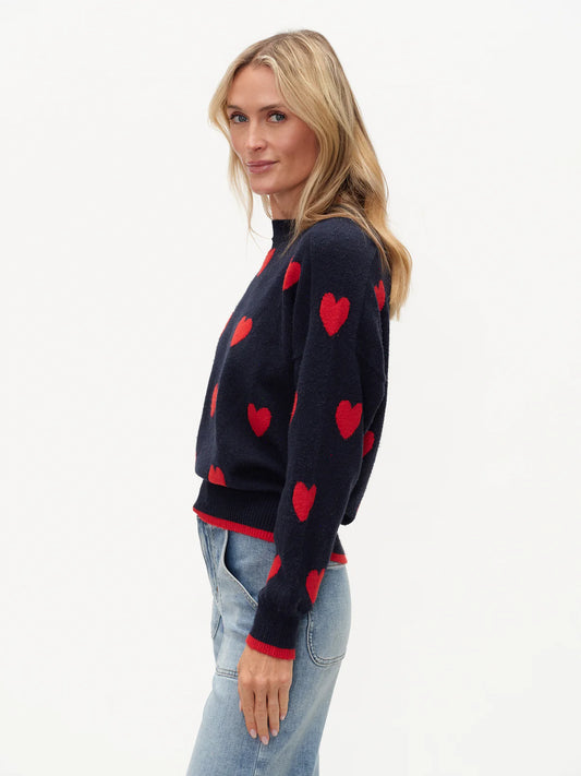 Valentina Graphic Heart Sweater