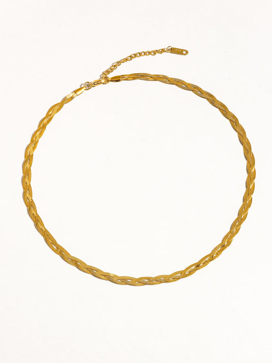 Vedette Braided Snake Chain Necklace