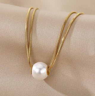Pearl Stud Necklace