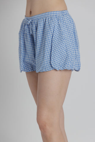 Bluebell Bubble Gingham Shorts