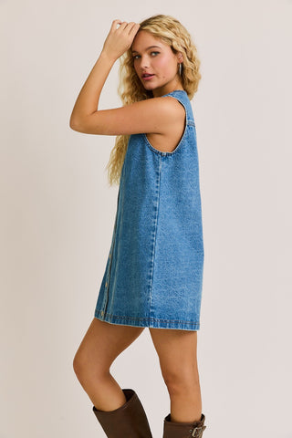 Dallas Denim Mini Dress
