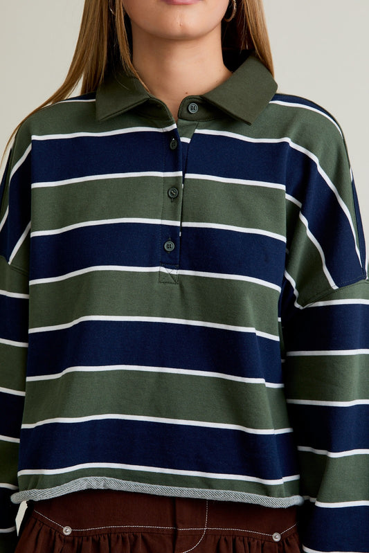 Rugby Striped Polo