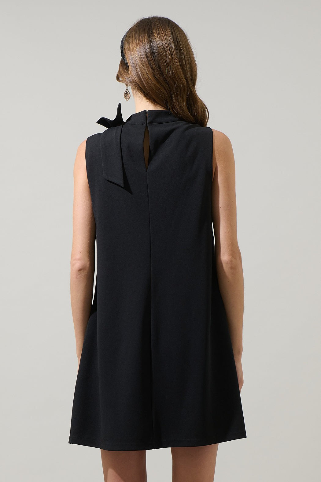 Pamelda Bow Shift Mini Dress