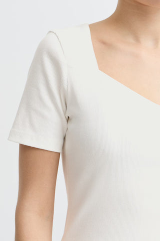 Cassie Ribbed Square Neck Top