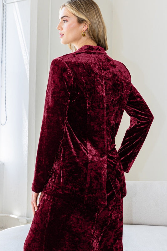 Holly Velvet Blazer