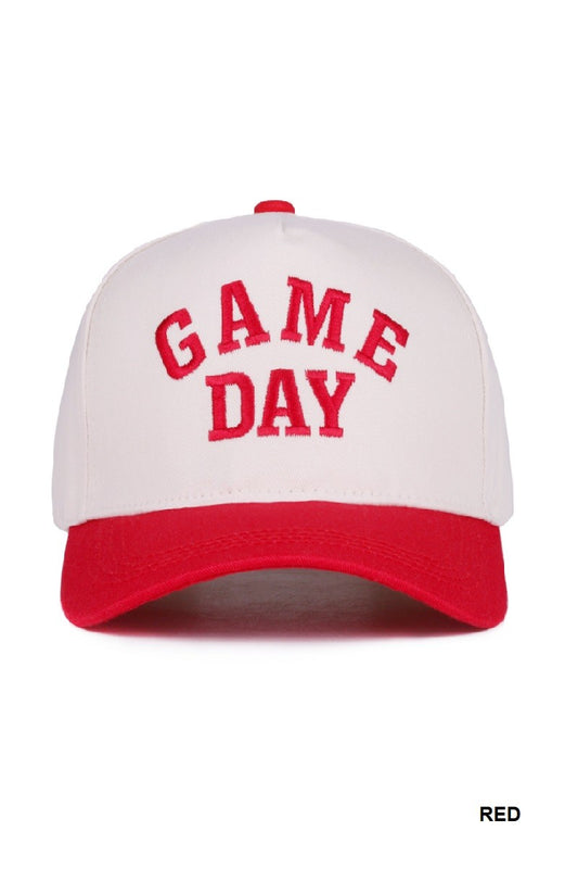 Game Day Two-tone Canvas Cotton Cap