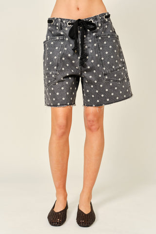Melody Polka Dot Barrel Shorts