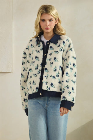 Garden Party Button-Down Coat