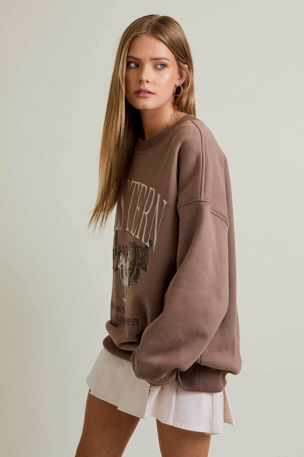 Western Cowboy Oversized Sweatshirt