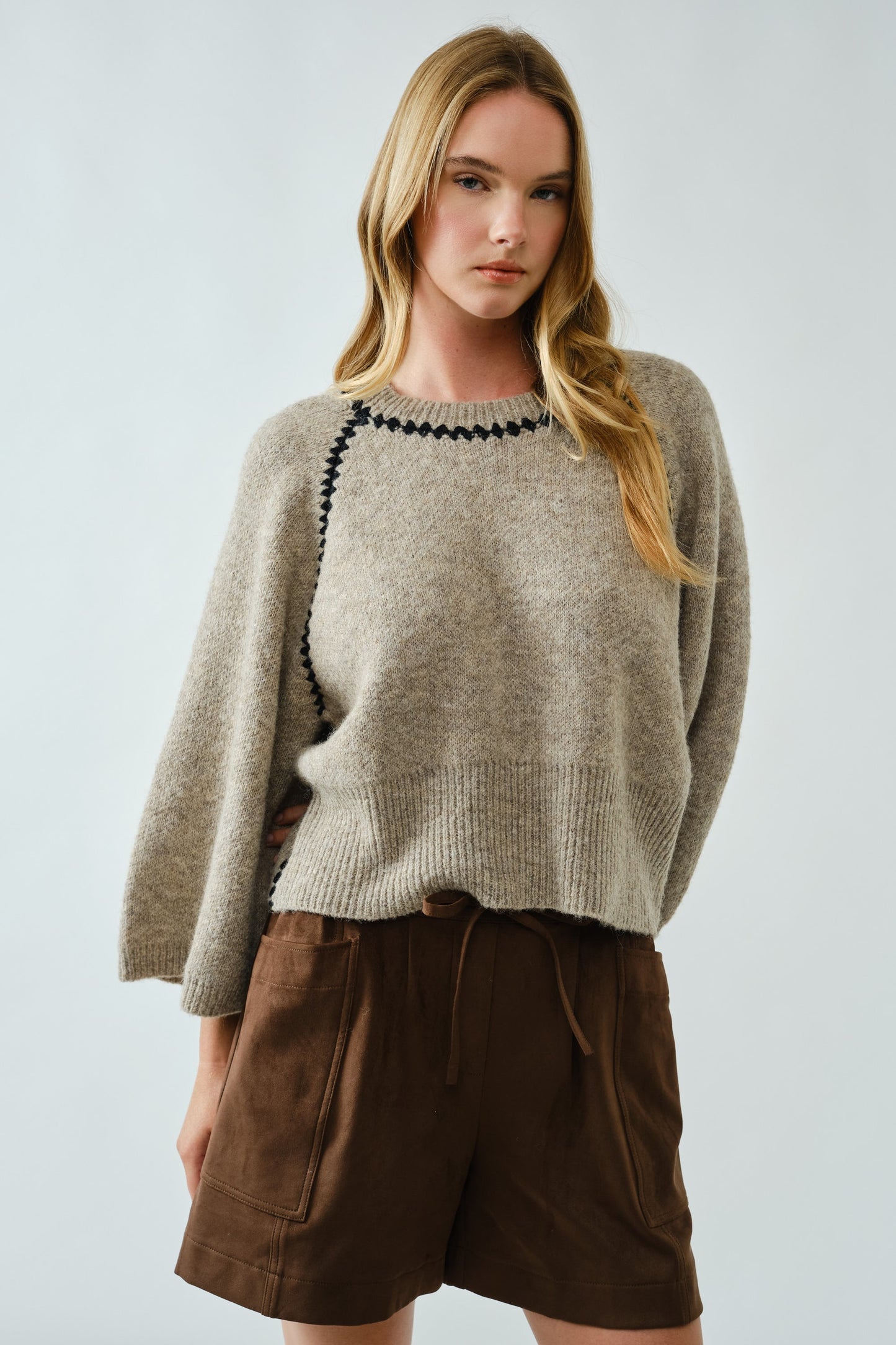 Oat Comfy Pullover Sweater