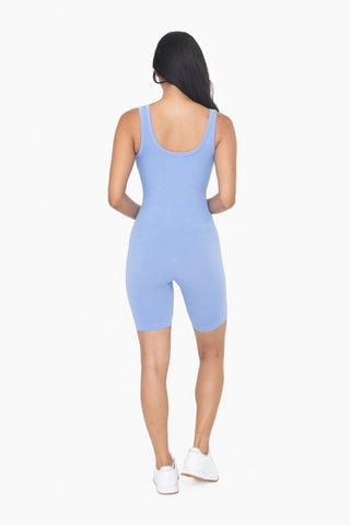 Ribbed Seamless Shortsie Romper