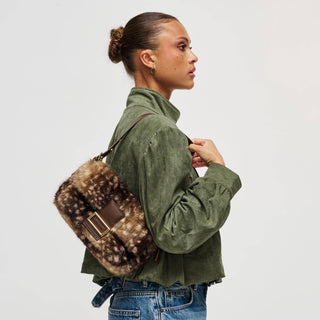 Beverly Faux Fur Shoulder Bag