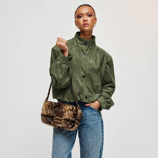 Beverly Faux Fur Shoulder Bag