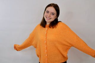 Abby Rose Orange Piper Cardigan