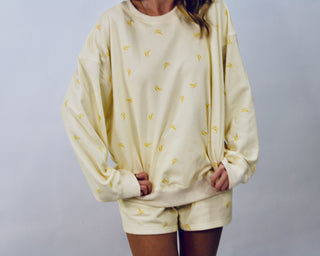 Going Bananas Round Neck Pullover