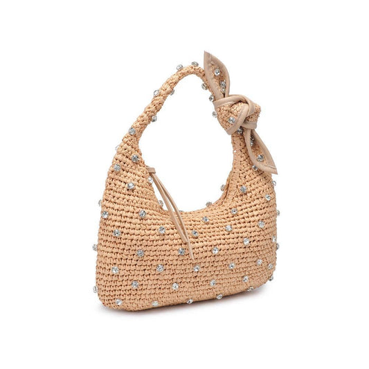 Jessa Straw Summer Beach Shoulder Bag