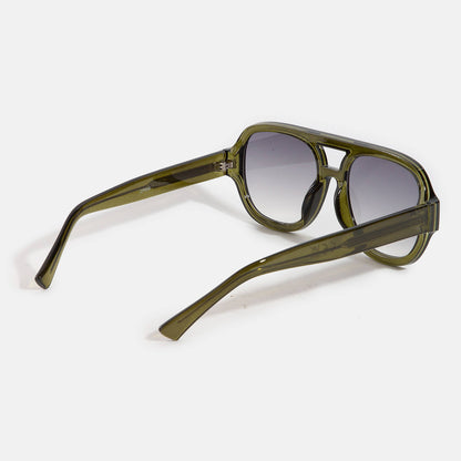 Thick Frame Aviator Sunglasses Set