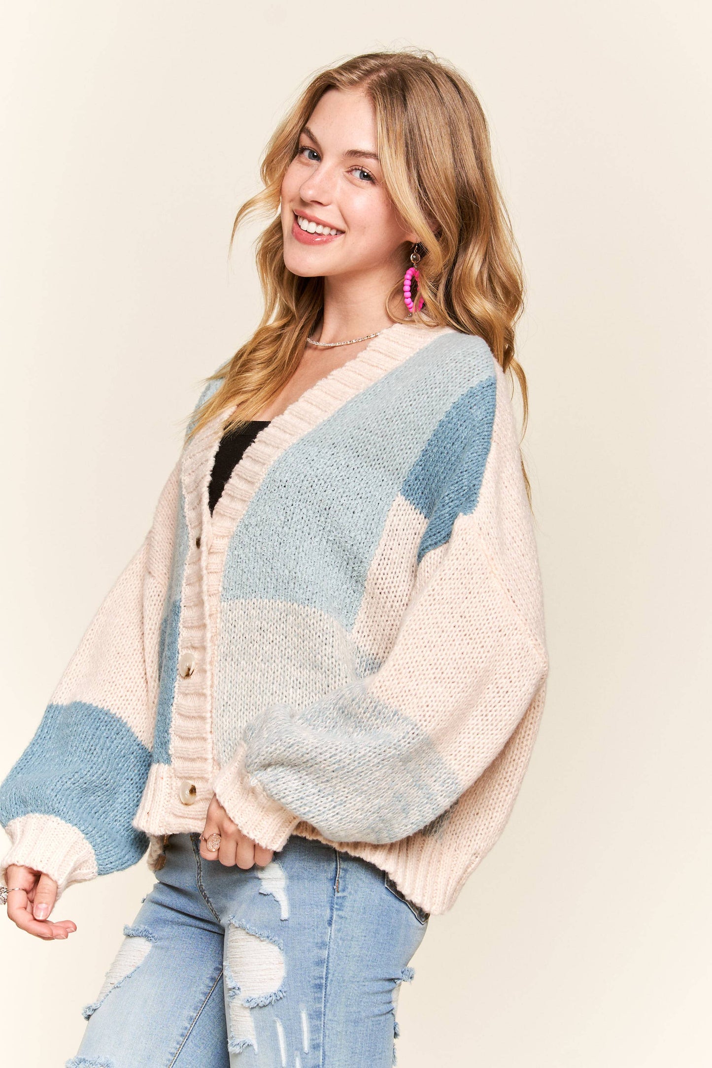 Colorblock Cardigan