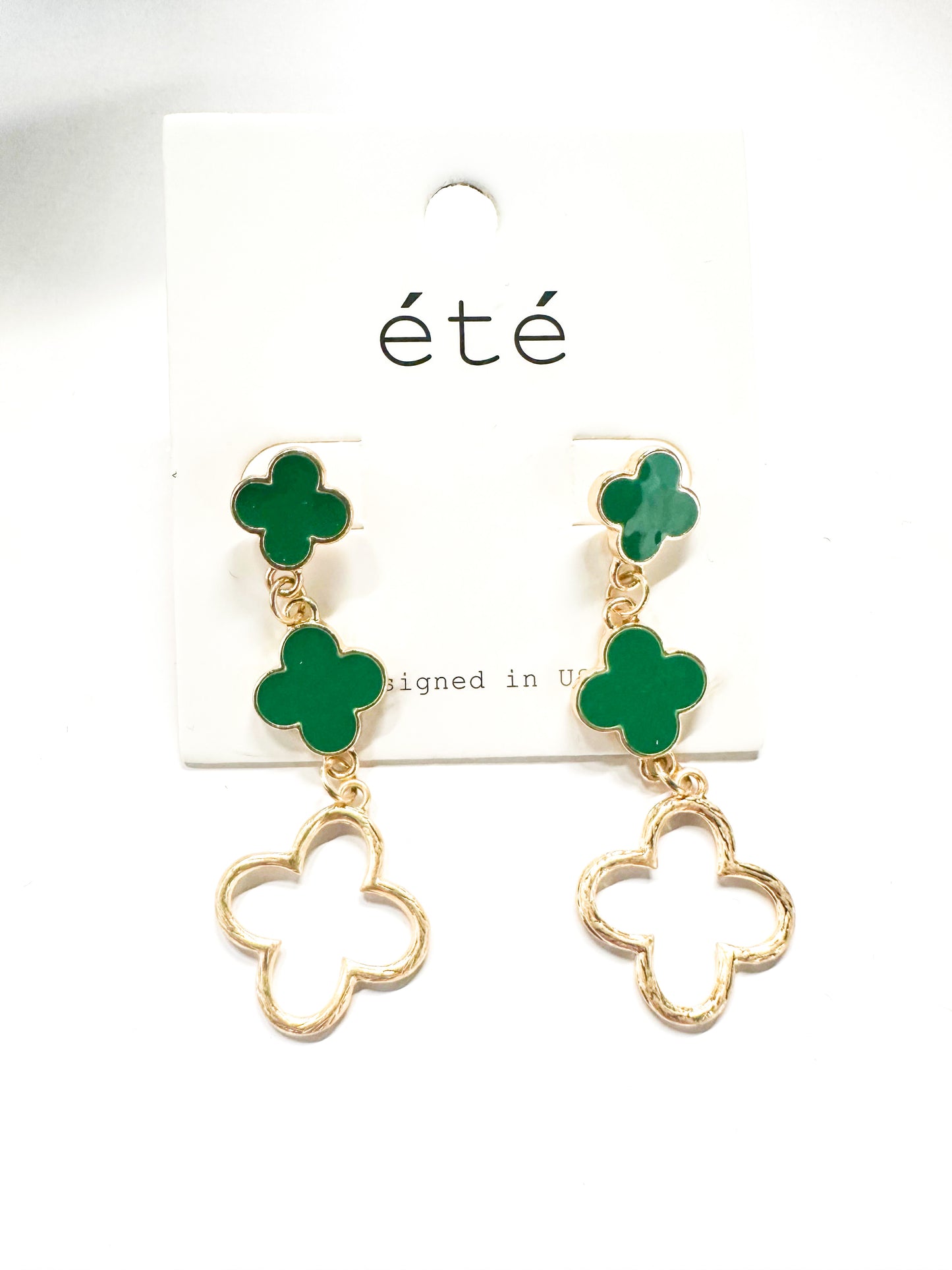 Three Tier Cleef Earing