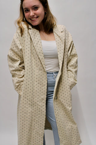 City Girl Polka Dot Trench