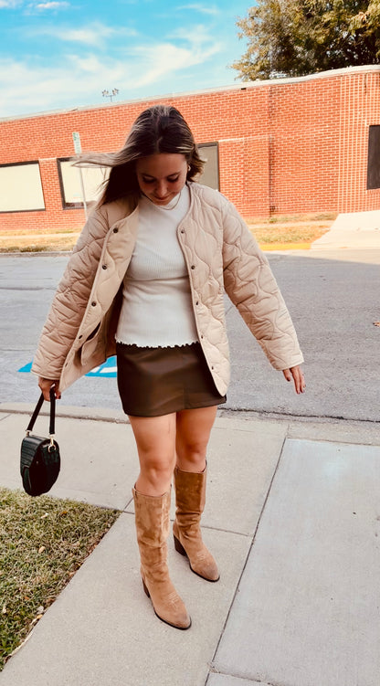 Chic Quilted Puffer Jacket