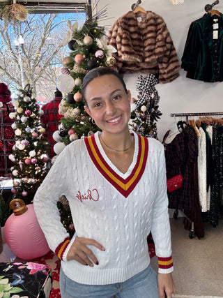 CUSTOM Chiefs Varsity Sweater
