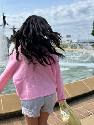 Abby Rose Pale Pink Piper Cardigan