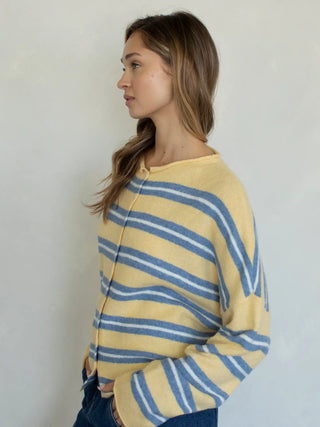 Abby Rose Honey Stripe Piper Cardigan