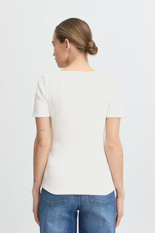Cassie Ribbed Square Neck Top