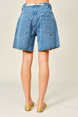 Melody Polka Dot Barrel Shorts