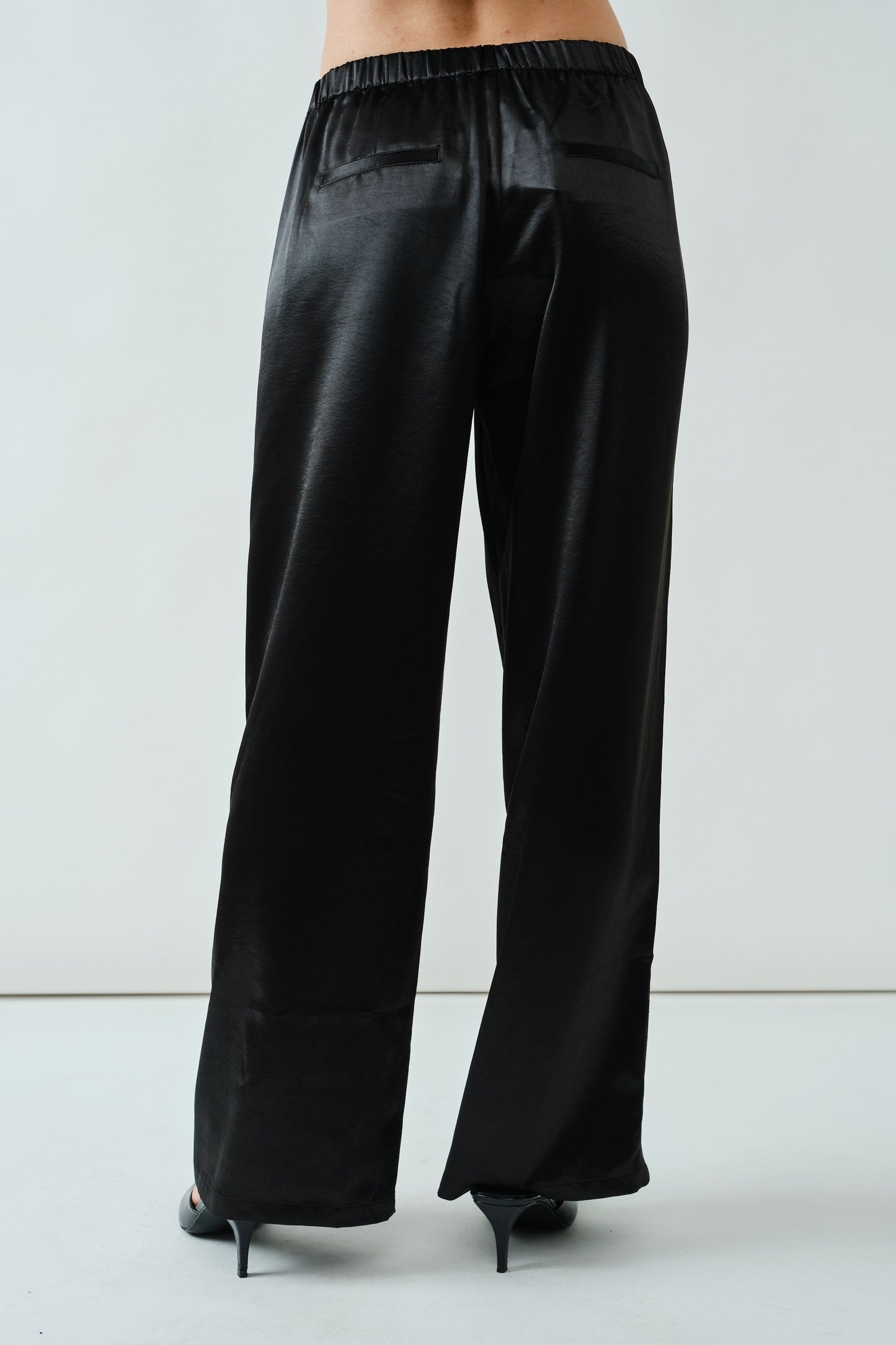Milo Satin Comfy Straight Pants