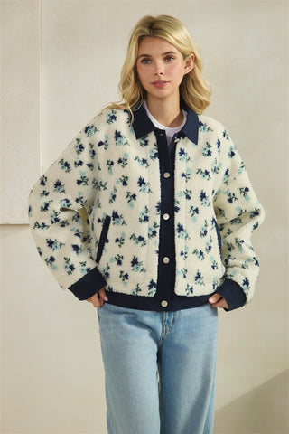 Garden Party Button-Down Coat