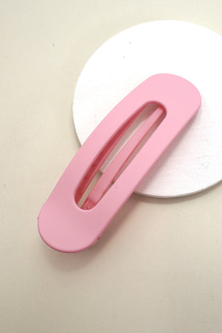 Large Oval Lay Down Flat Hair Claw Clip