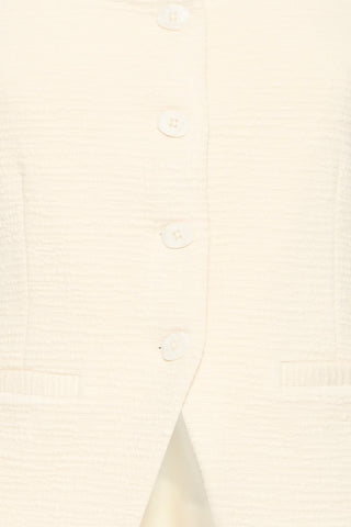 Zoey Tailored Button Top