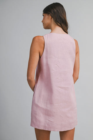 Isla Linen Mini Dress