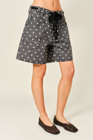 Melody Polka Dot Barrel Shorts