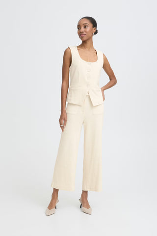 Zoey Textured Ankle Trouser