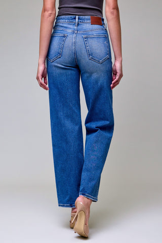 Ella Hidden Medium Wash Clean Stretch Classic Straight