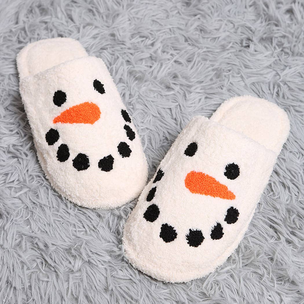 Luxury Snowman Slippers