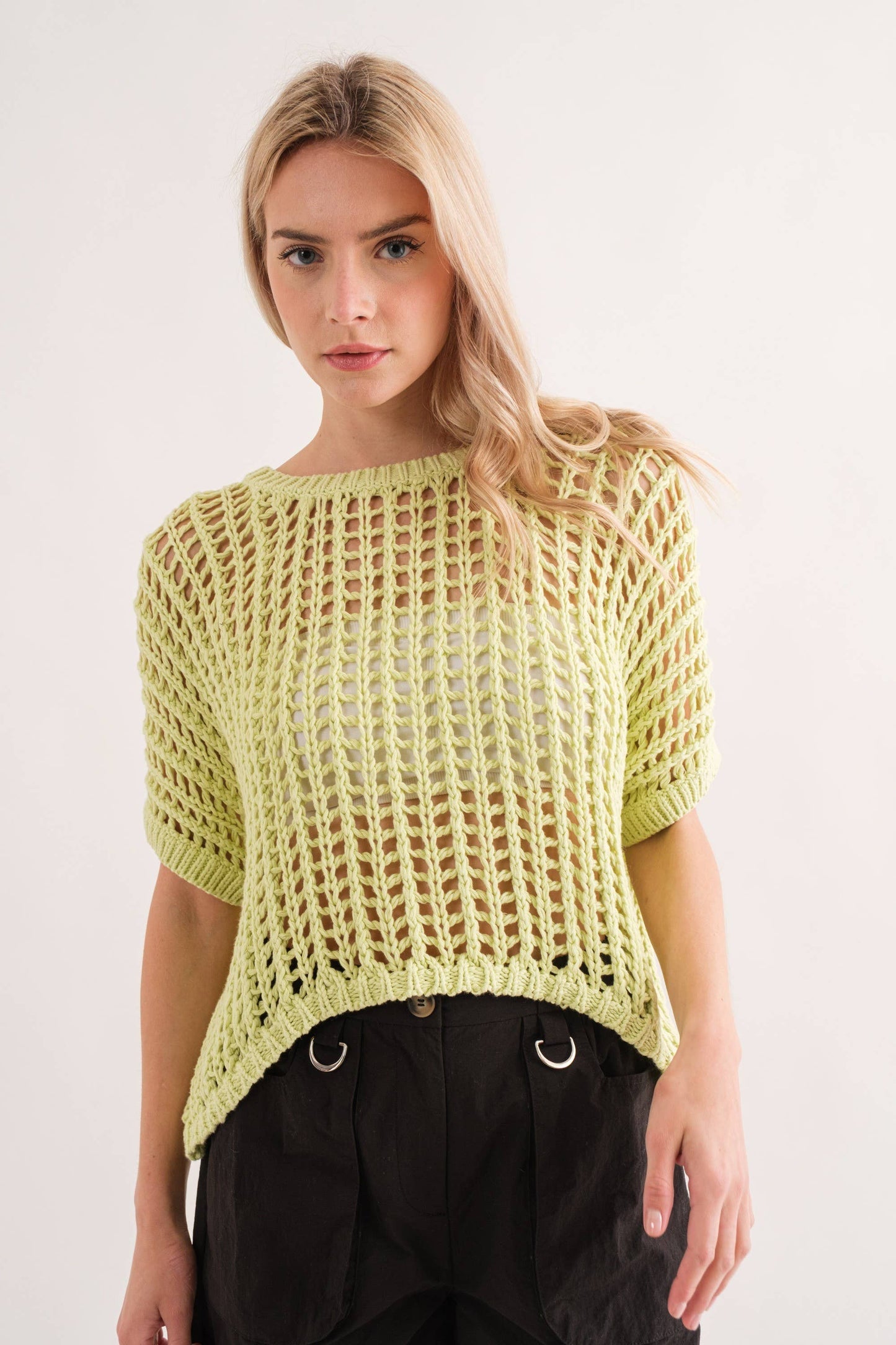 Claire Fishnet Sweater