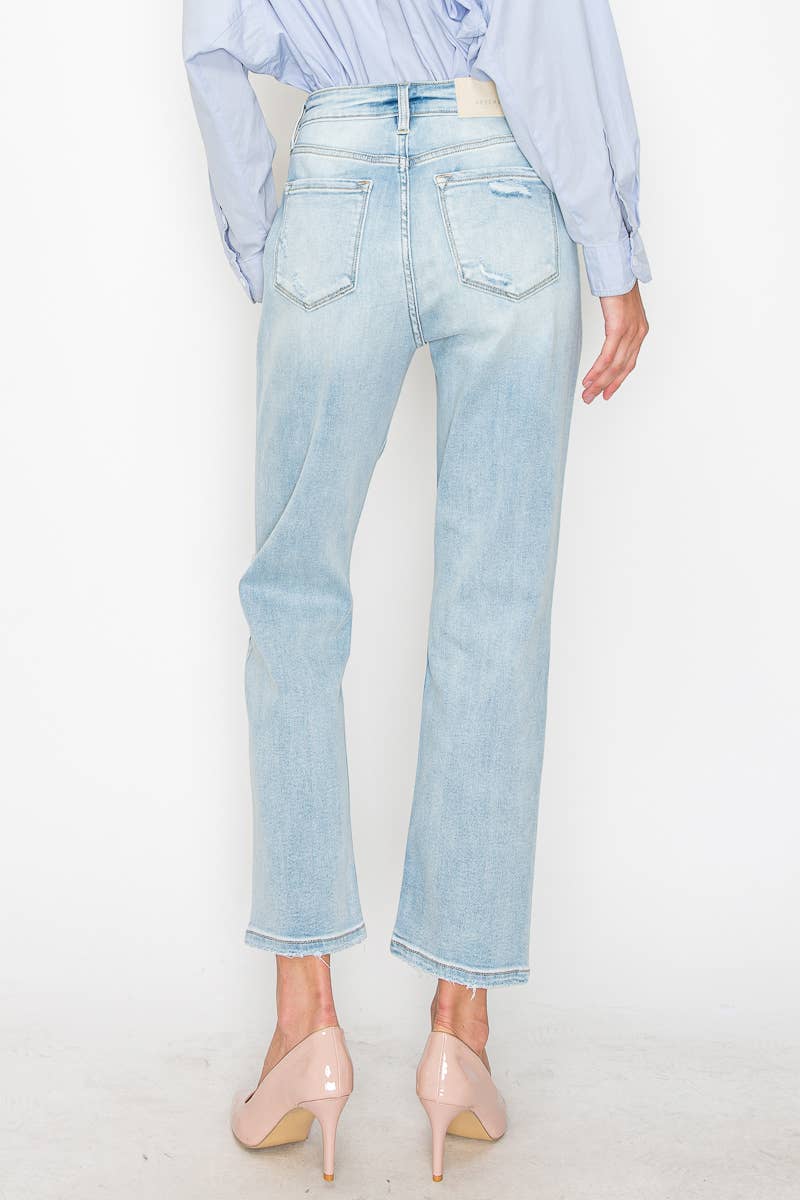 Artemis Vintage High Rise Straight Jeans – Timeless Style with a Modern Twist