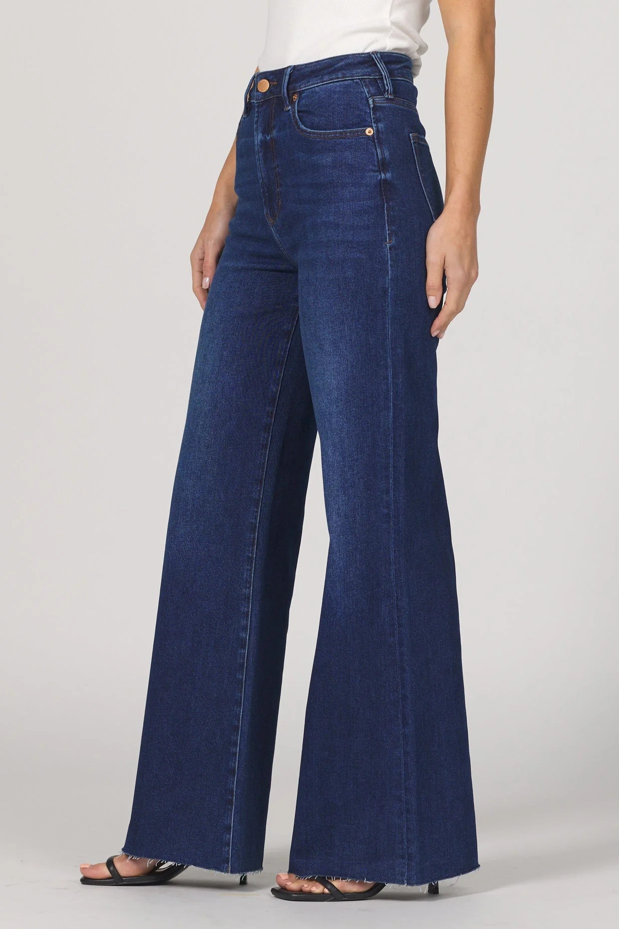 Dear John Fiona Dark Knight Wide Leg Jean