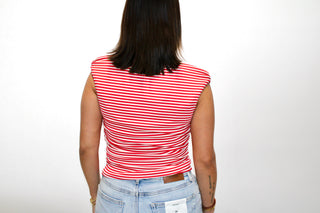 Harper Stripe Off Shoulder Top