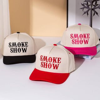 SMOKE SHOW Embroidered Baseball Cap