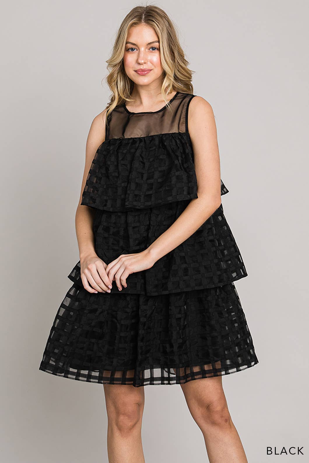 Organza Tiered Dress