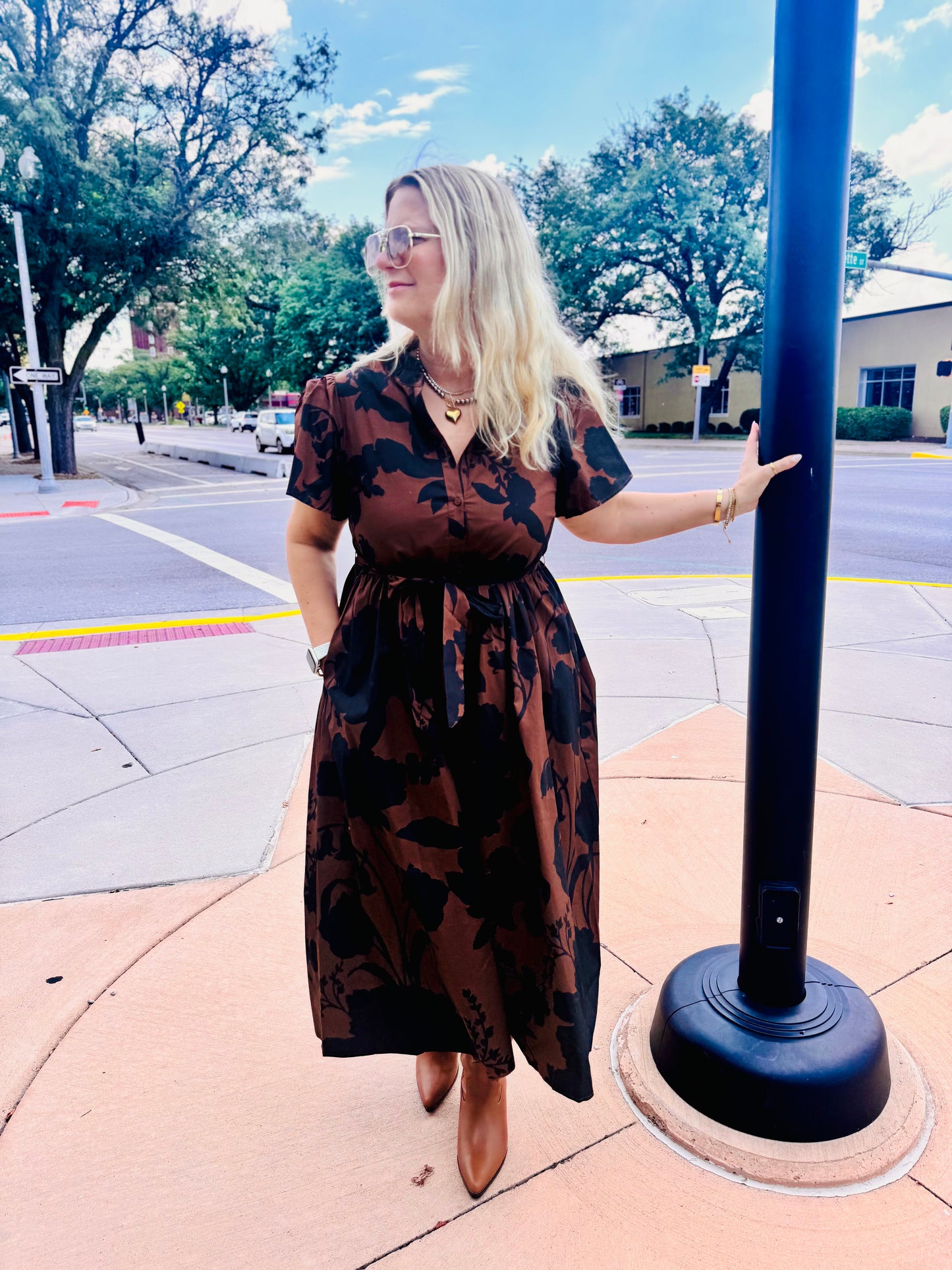 Somerton Floral Midi Dress