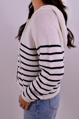 Annalora Button Up Hoodie
