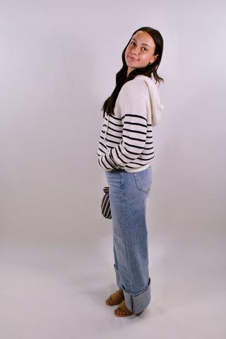 Annalora Button Up Hoodie