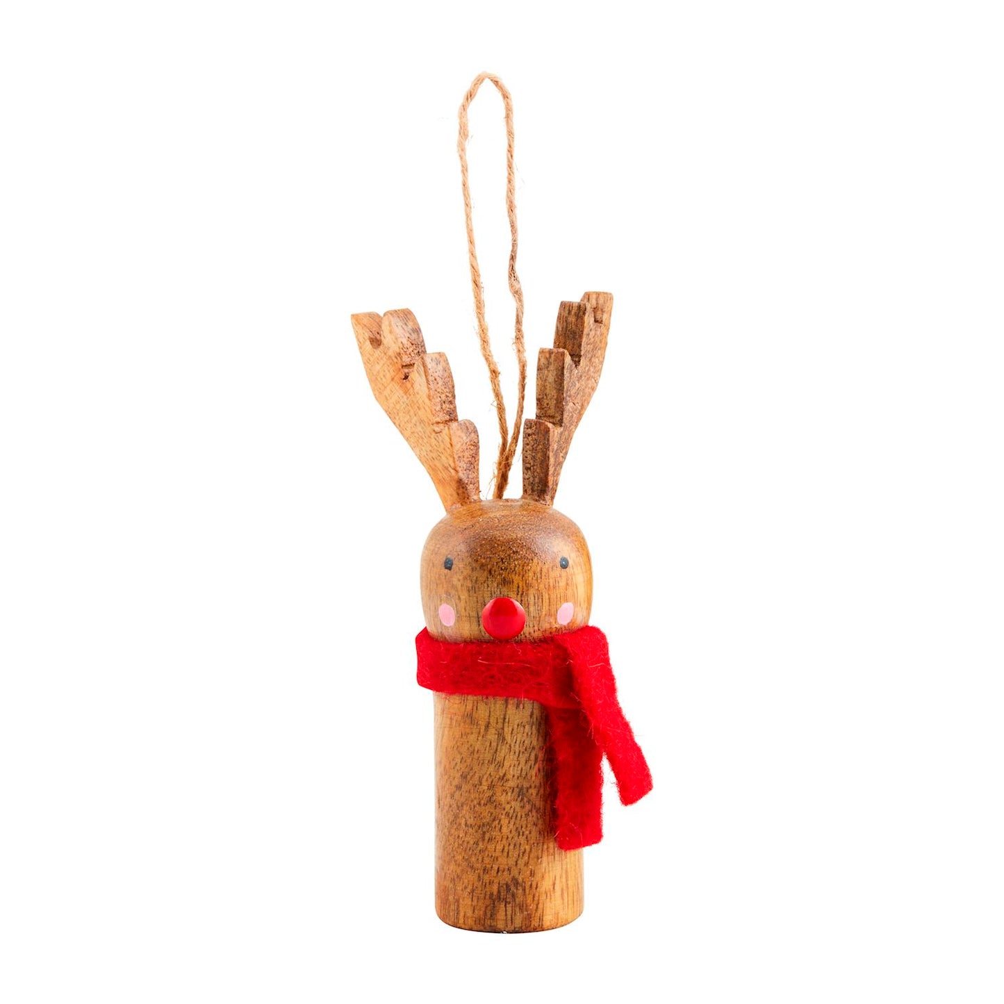 Wood Peg Ornament