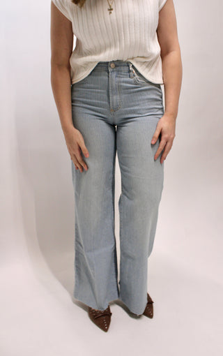 Dear John Fiona Railroad Stripe Jeans